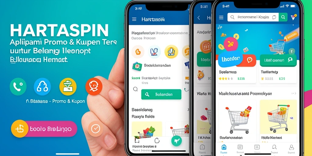 Antarmuka HARTASPIN yang intuitif dan penuh penawaran menarik.