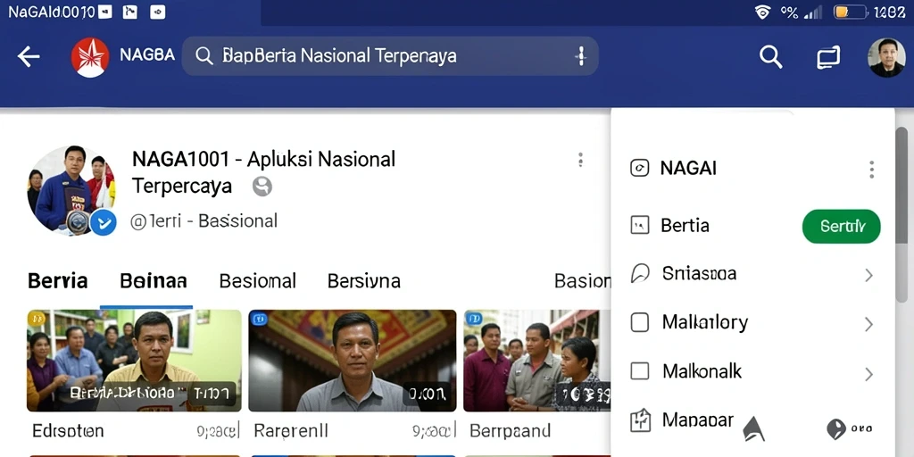 Tampilan antarmuka NAGA1001 yang menarik dan informatif.