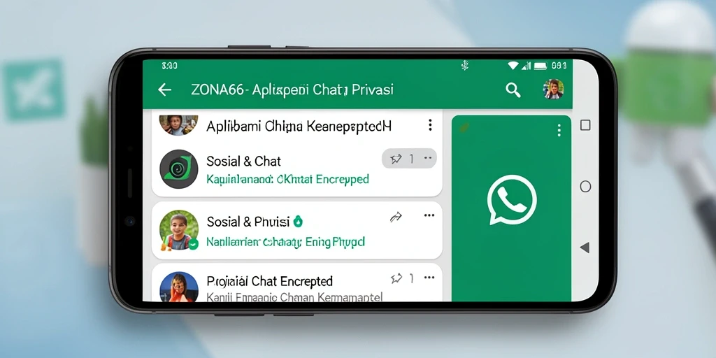 Tampilan antarmuka ZONA66 yang aman dan user-friendly.
